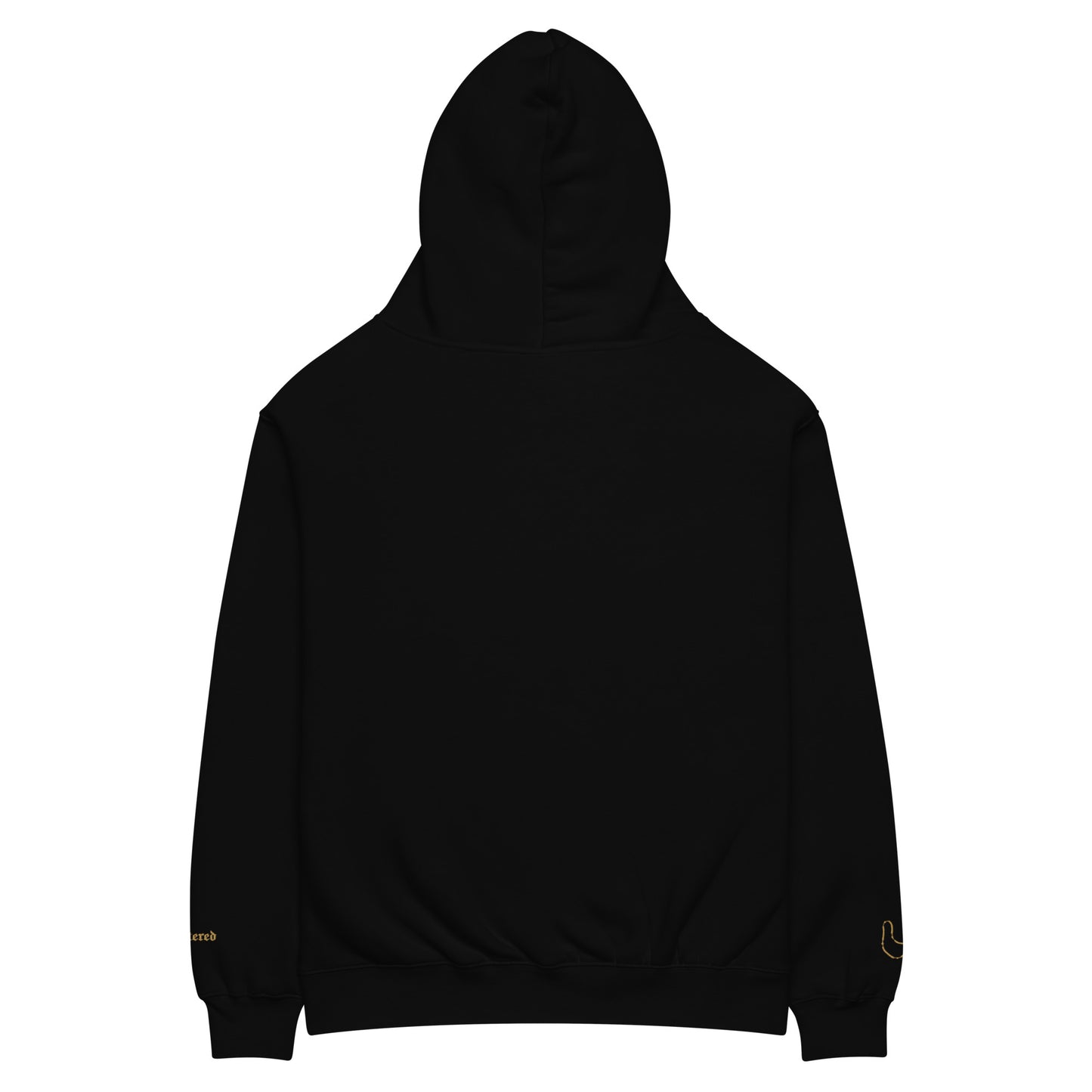 Scattered The Sacred Heart of Jesus Embroidered Premium Streetwear Hoodie Sweatshirt Black
