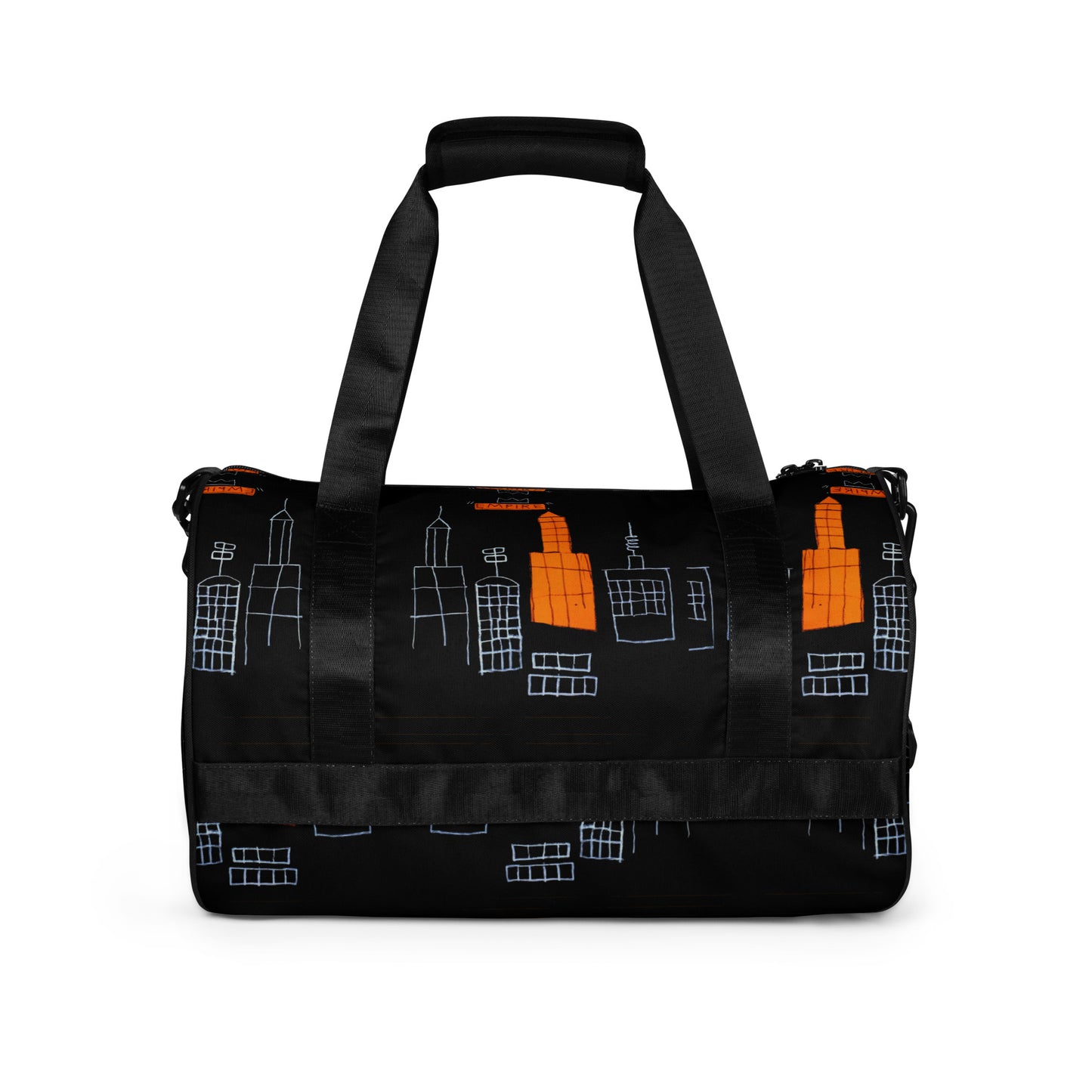 Jean-Michel Basquiat "Mecca" Artwork Gym Bag