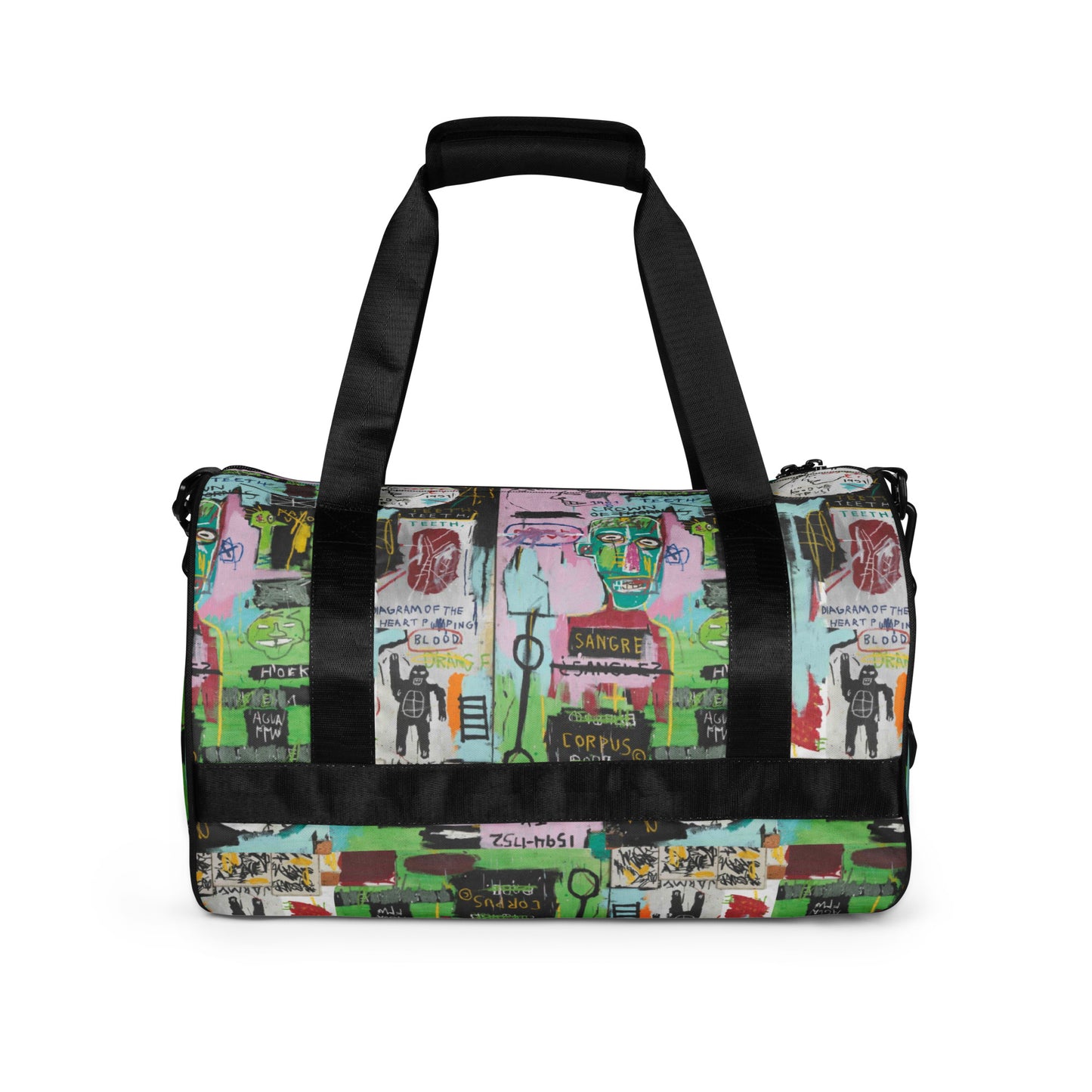 Jean-Michel Basquiat "in italian" Artwork Gym Bag