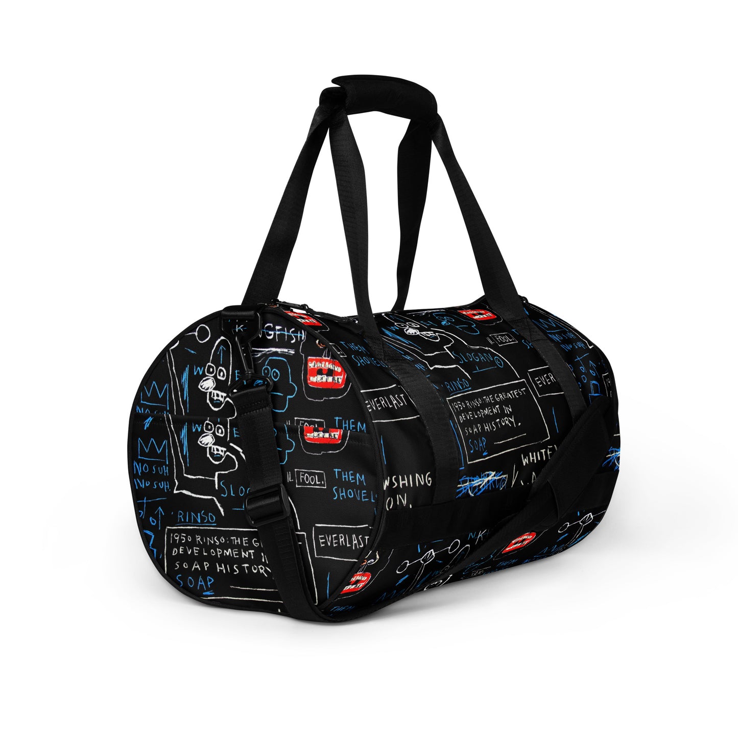 Jean-Michel Basquiat "Rinso" Artwork Gym Bag