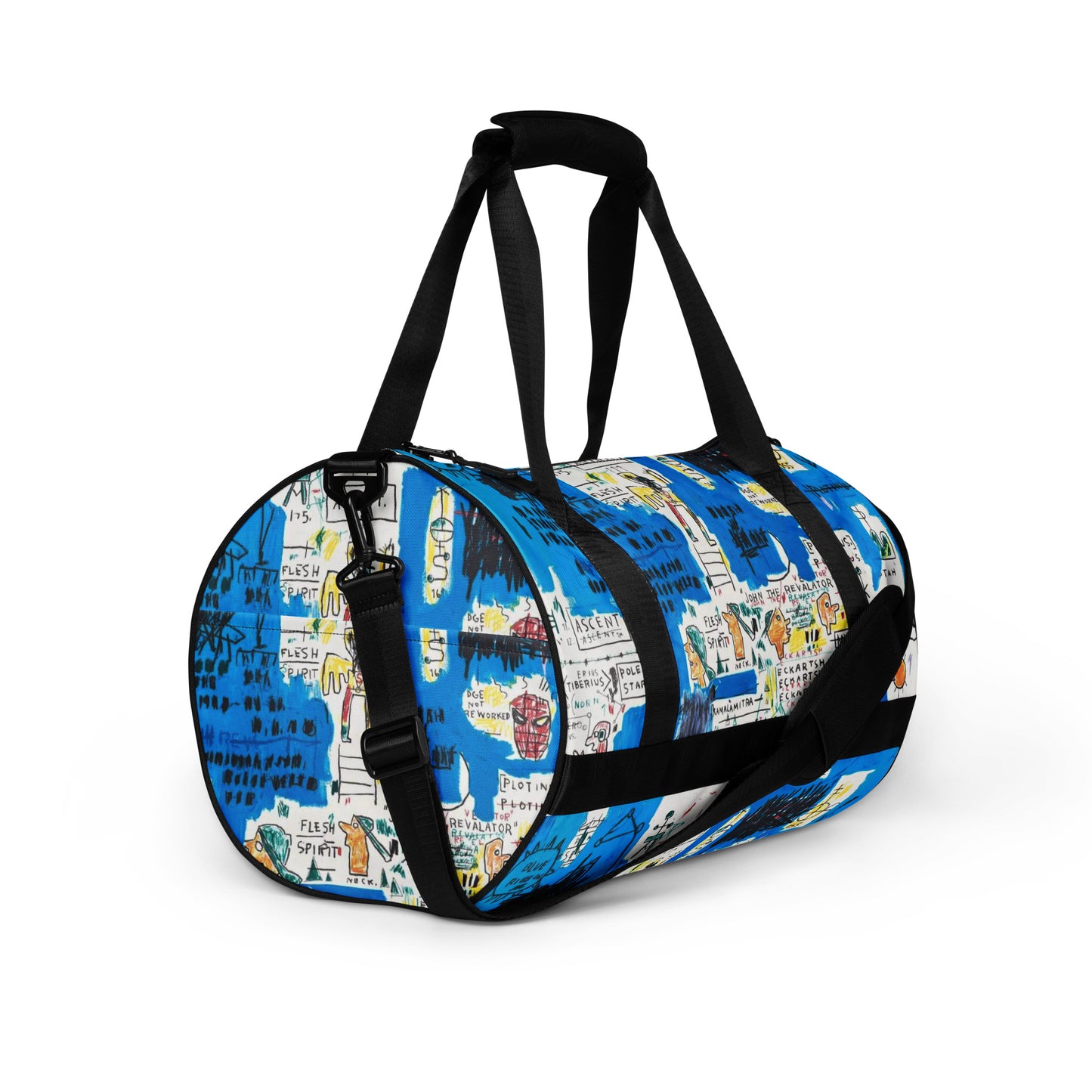 Jean-Michel Basquiat "Ascent" Artwork Gym Bag