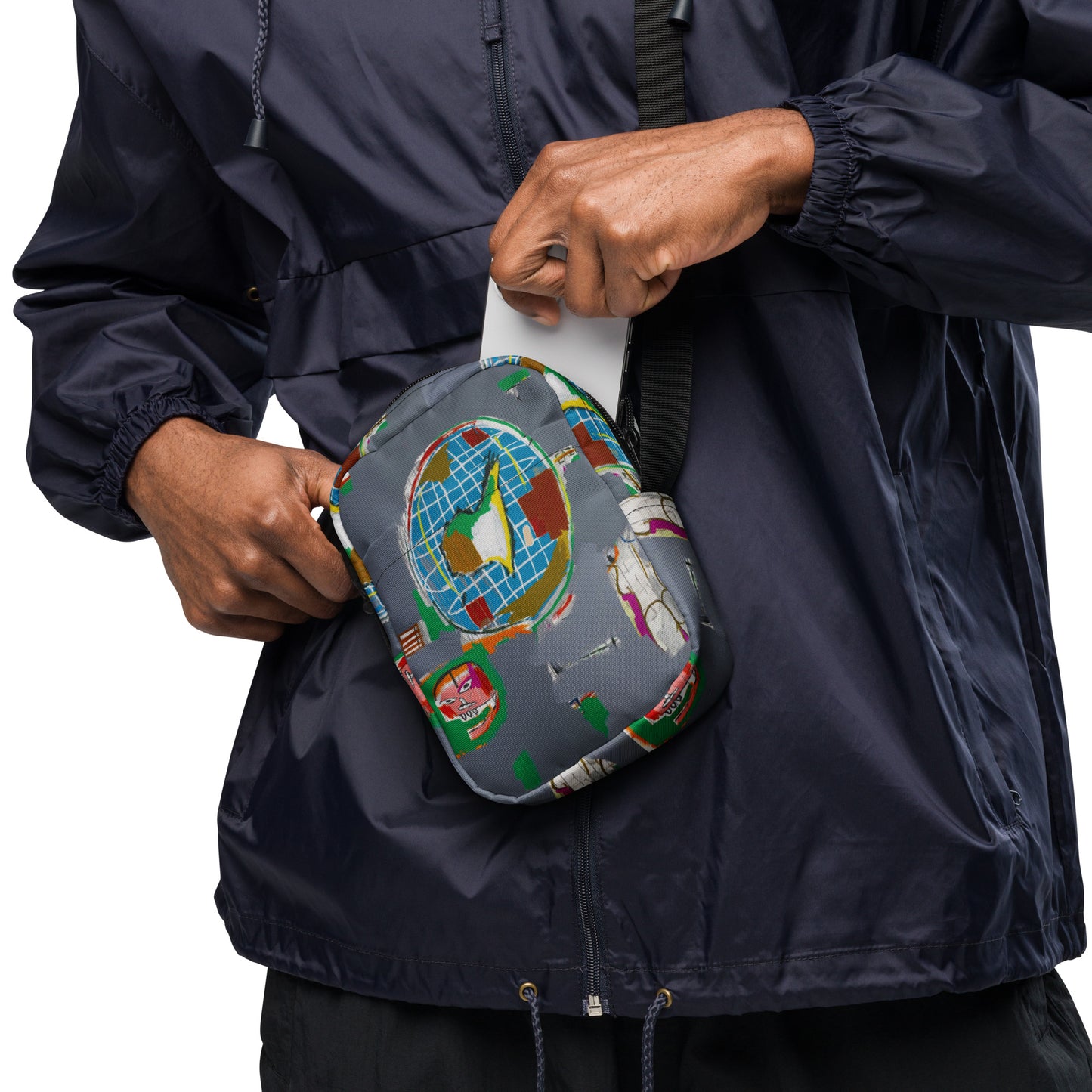 Jean-Michel Basquiat "At Large" Artwork Bag
