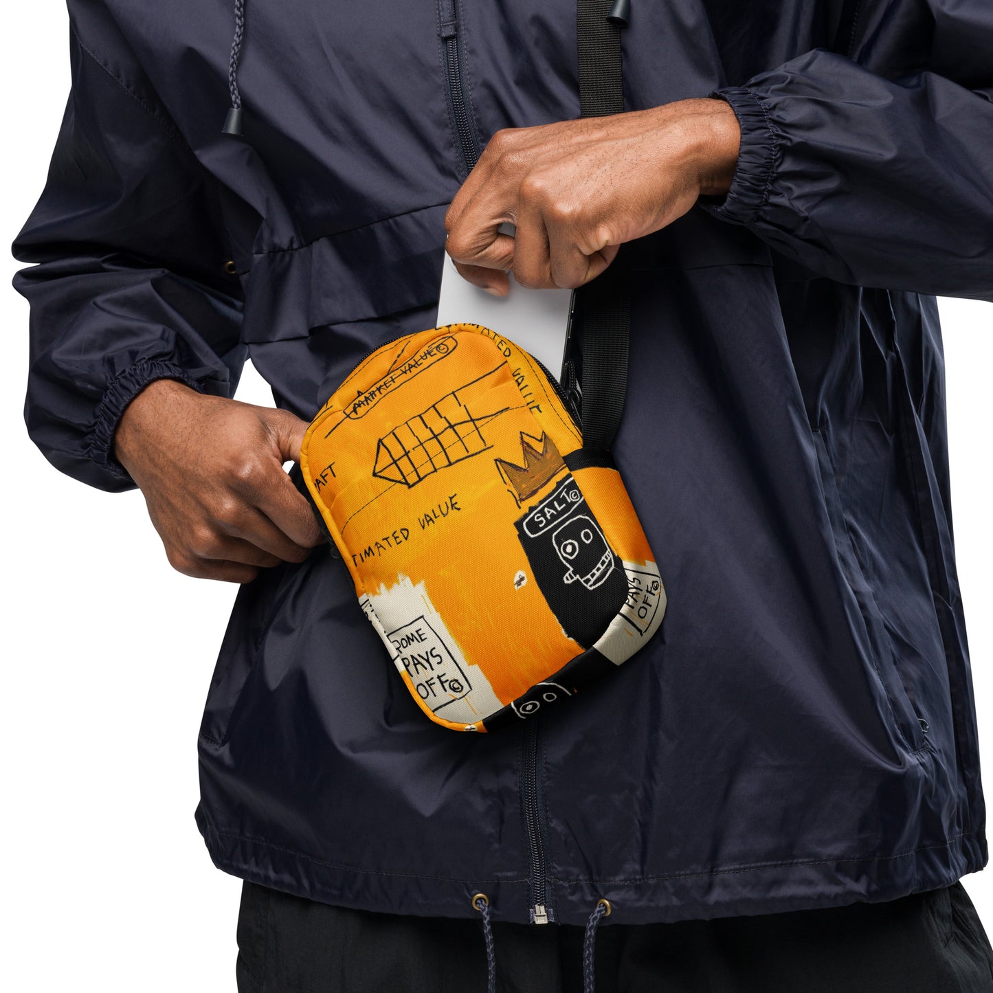 Jean-Michel Basquiat "Rome Pays Off" Artwork Bag