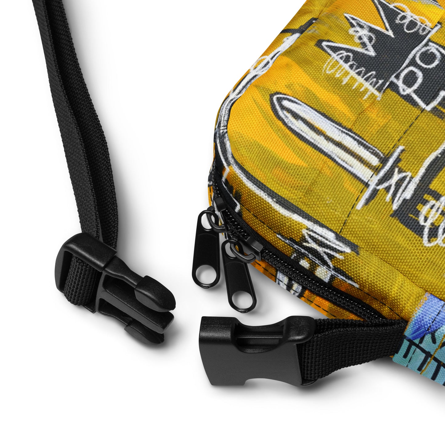 Jean-Michel Basquiat "Julius Caesar on Gold" Artwork Bag