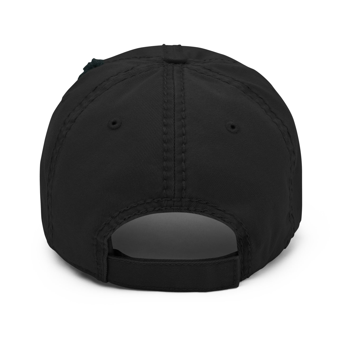 Scattered S/S '25 Logo Embroidered Distressed Dad Hat