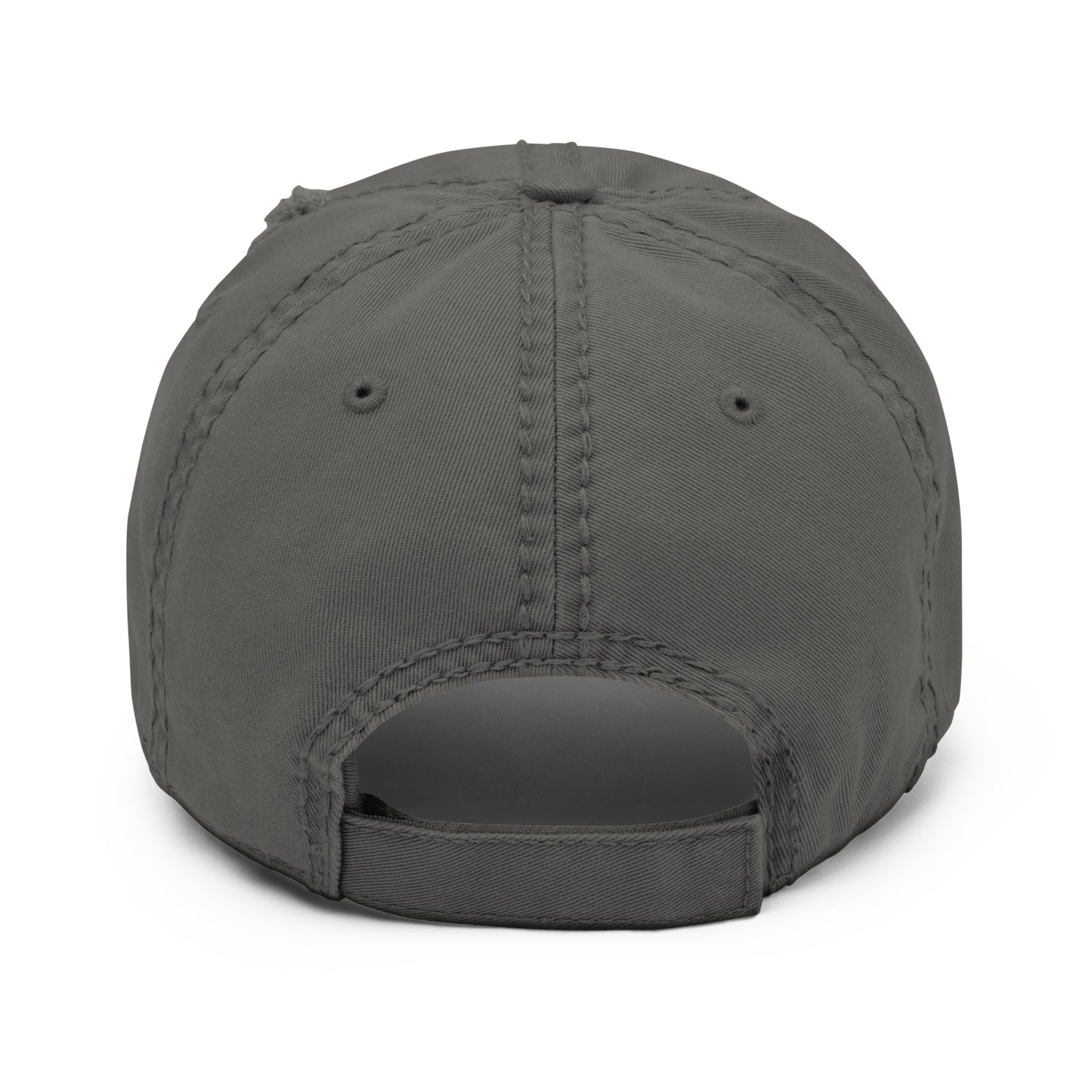 Scattered S/S '25 Logo Embroidered Distressed Dad Hat