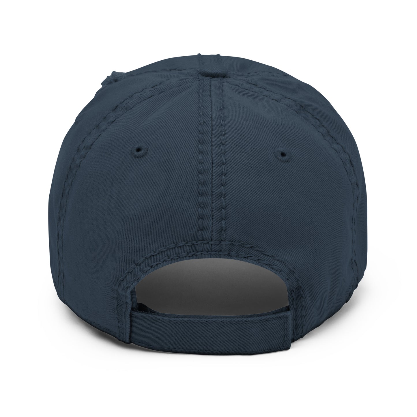 Scattered S/S '25 Logo Embroidered Distressed Dad Hat