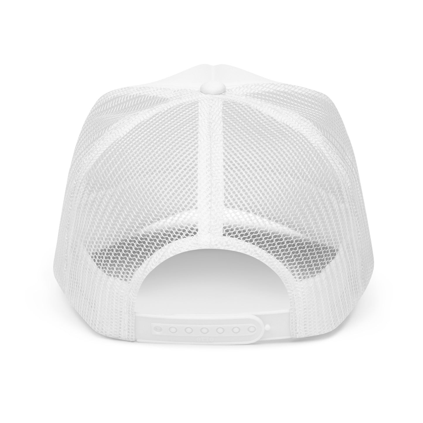 New York Apple Logo Embroidered Foam trucker hat