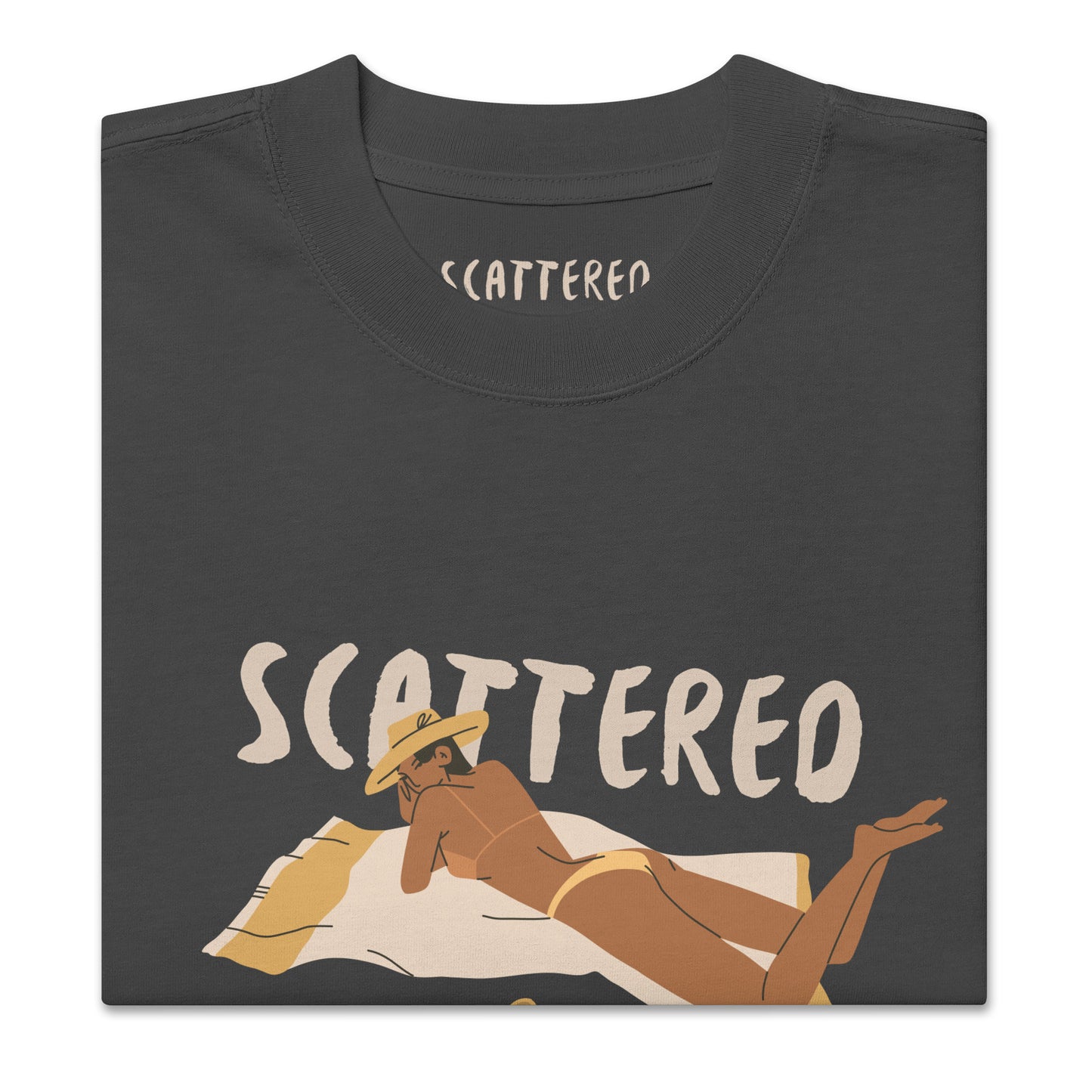 S/S '24 Beach Logo Oversized Faded T-shirt