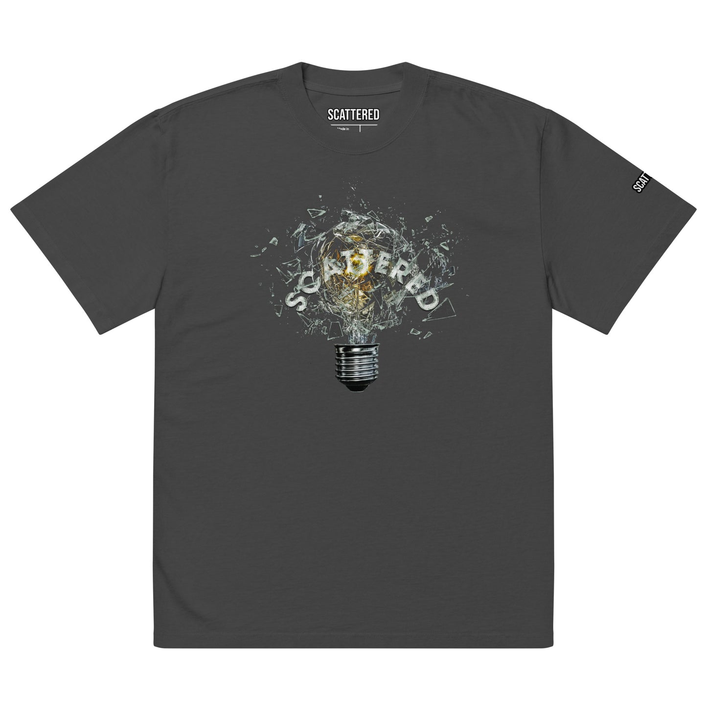 Scattered x BRAST "Bulb" faded t-shirt