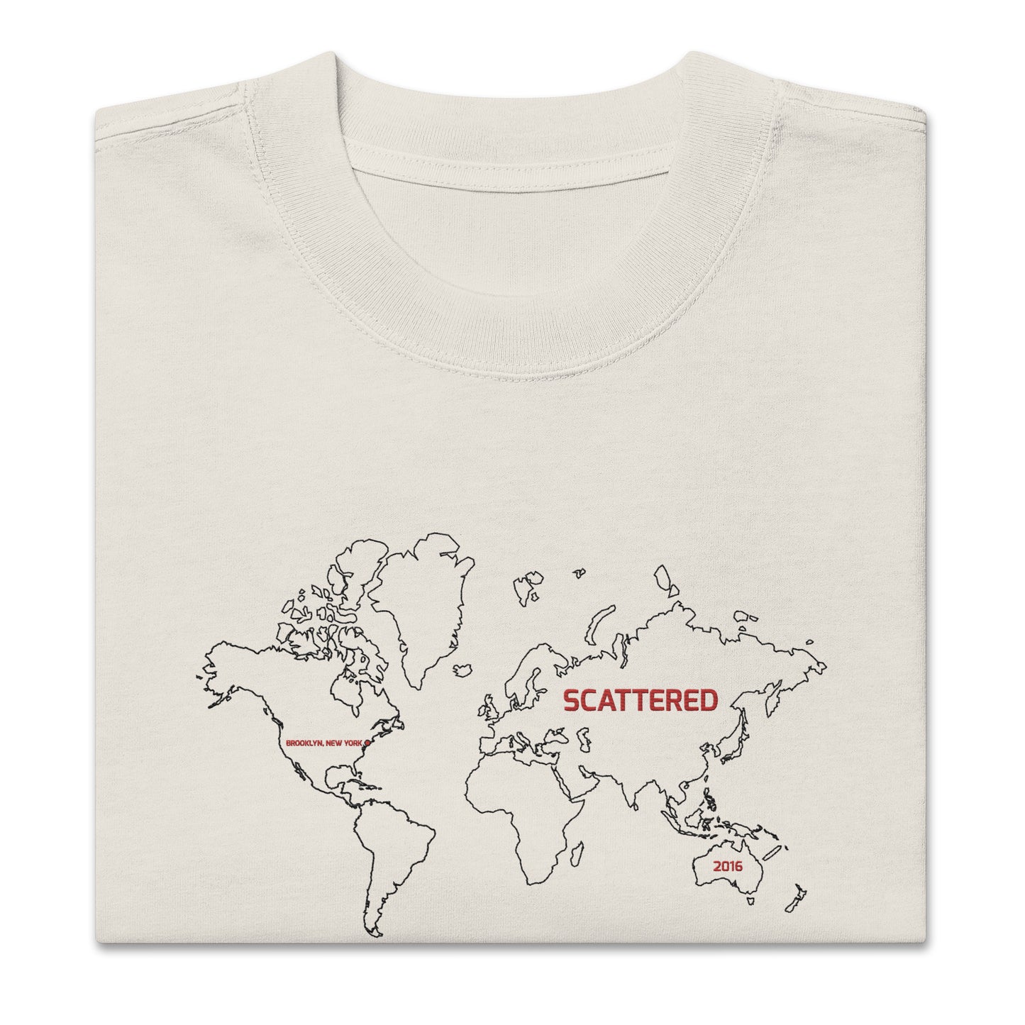 SS '24 Worldwide Logo Oversized Faded T-shirt