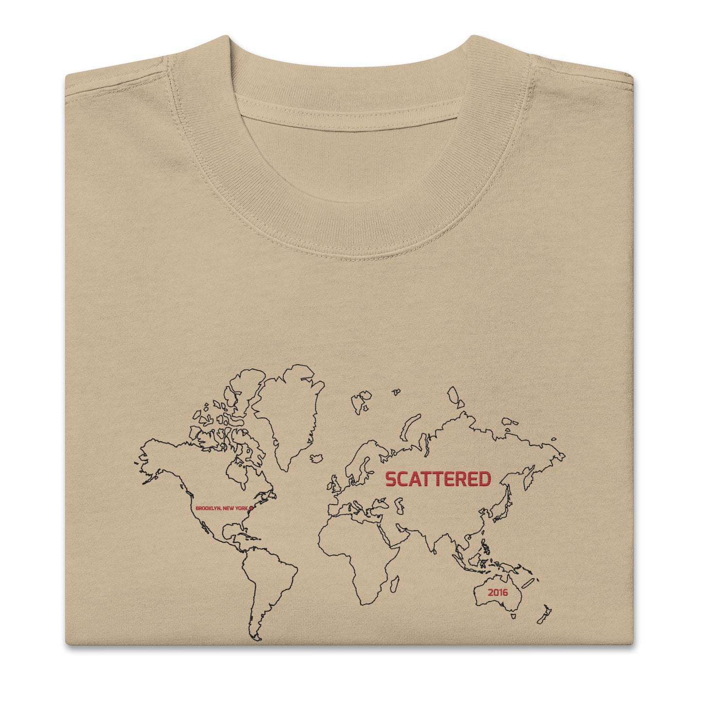 SS '24 Worldwide Logo Oversized Faded T-shirt