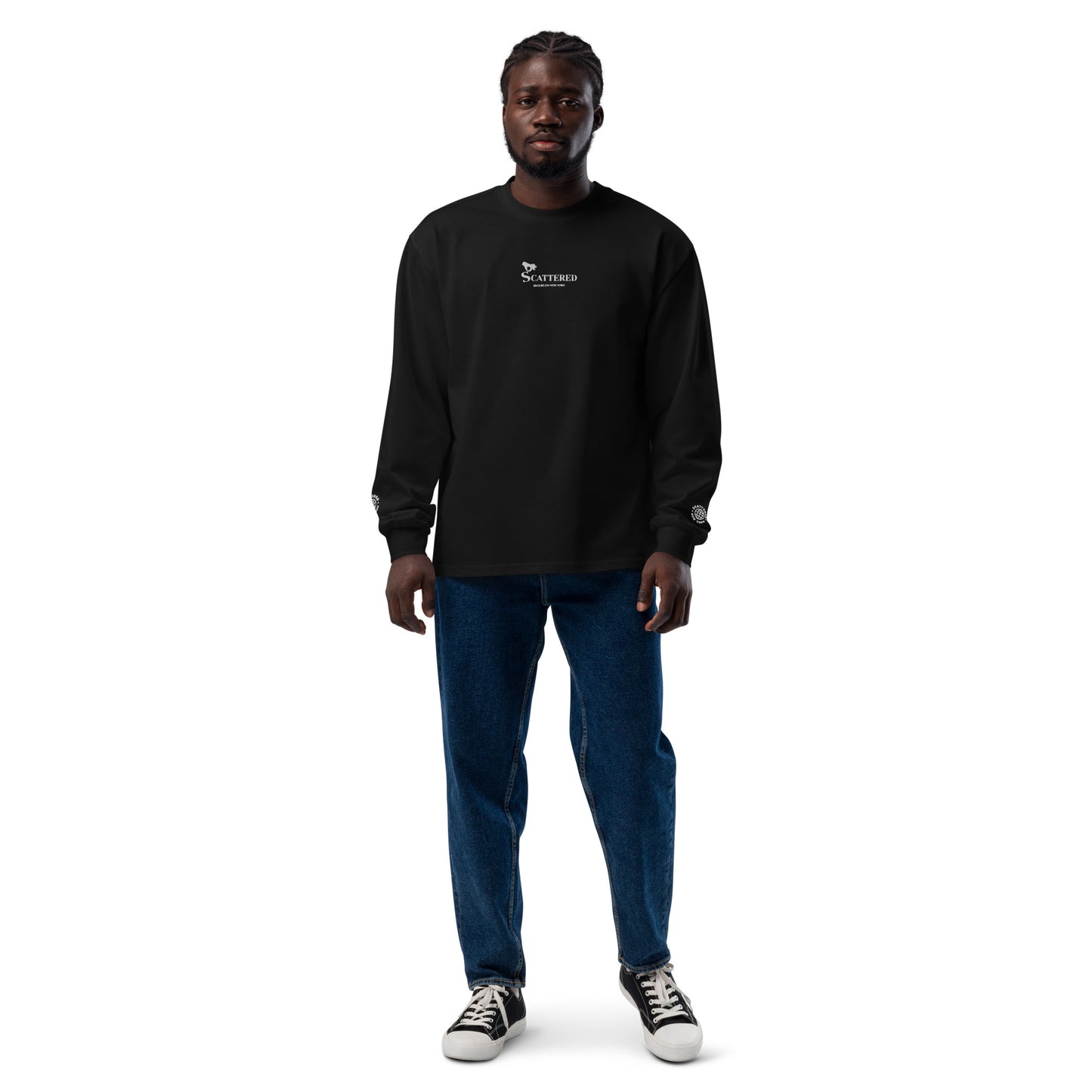 Scattered A/W 24 Logo Embroidered Long Sleeve Shirt