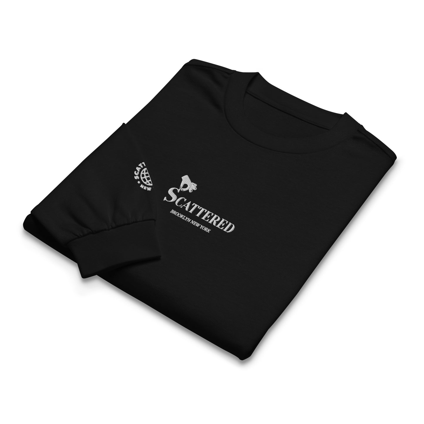 Scattered A/W 24 Logo Embroidered Long Sleeve Shirt