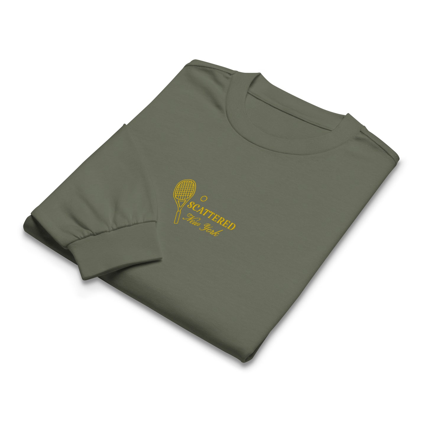Scattered Sports Club Embroidered Long Sleeve Shirt
