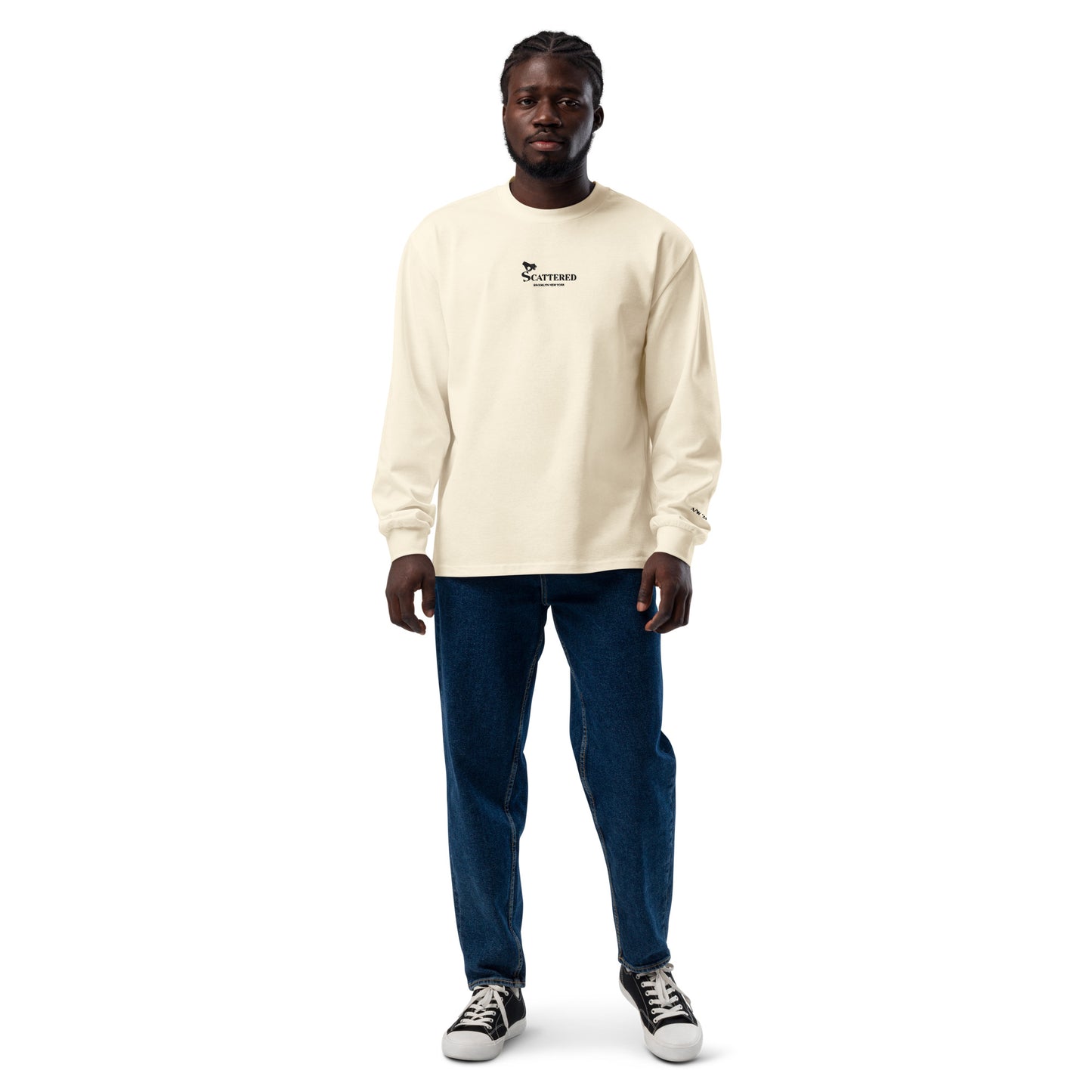 Scattered A/W 24 Logo Embroidered Long Sleeve Shirt