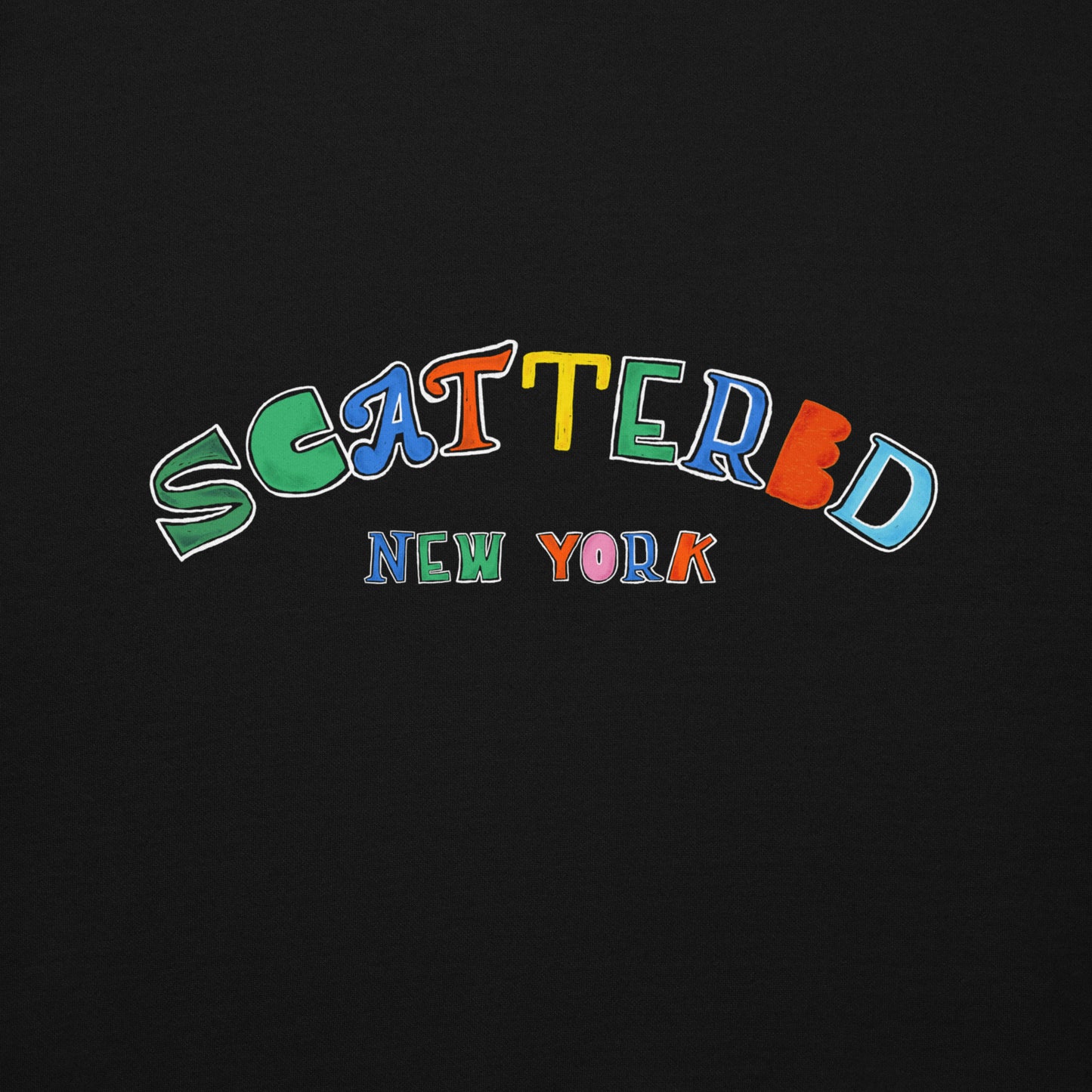 Scattered S/S '25 Logo Printed Classic Hoodie