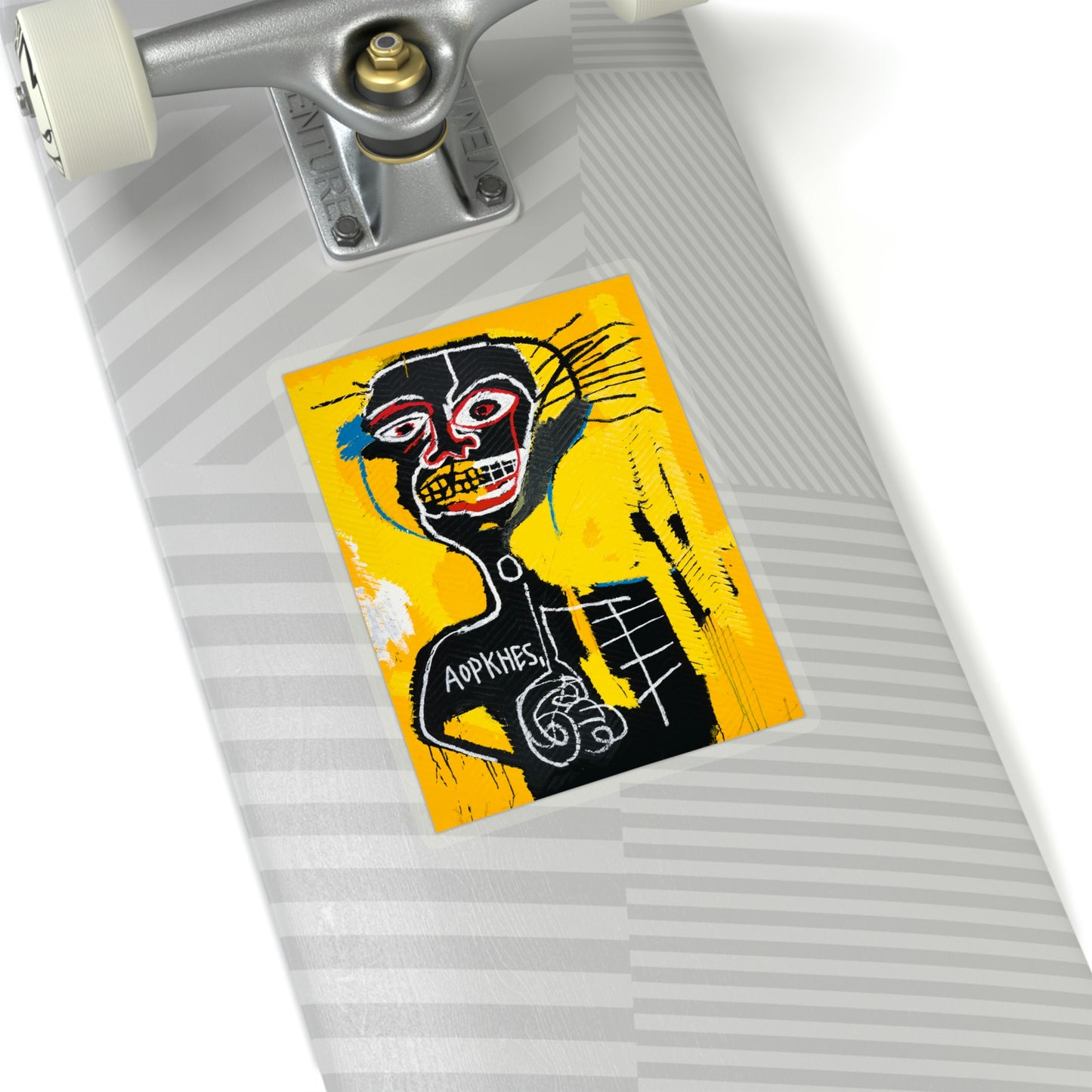 Jean-Michel Basquiat "Cabeza" Artwork Vinyl Sticker