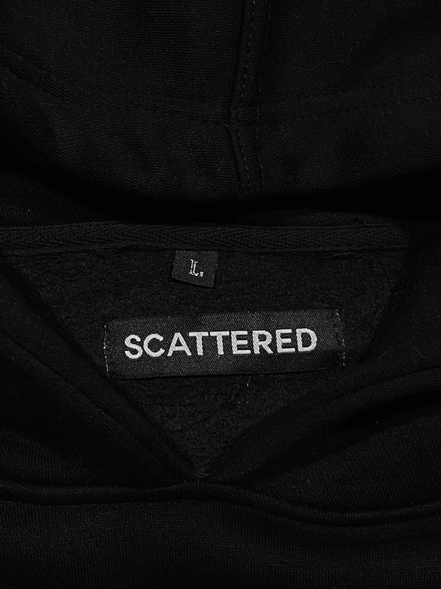 Black Embroidered Box Logo Hoodie Sweatshirt Scattered Streetwear Clothing Brand | Supreme