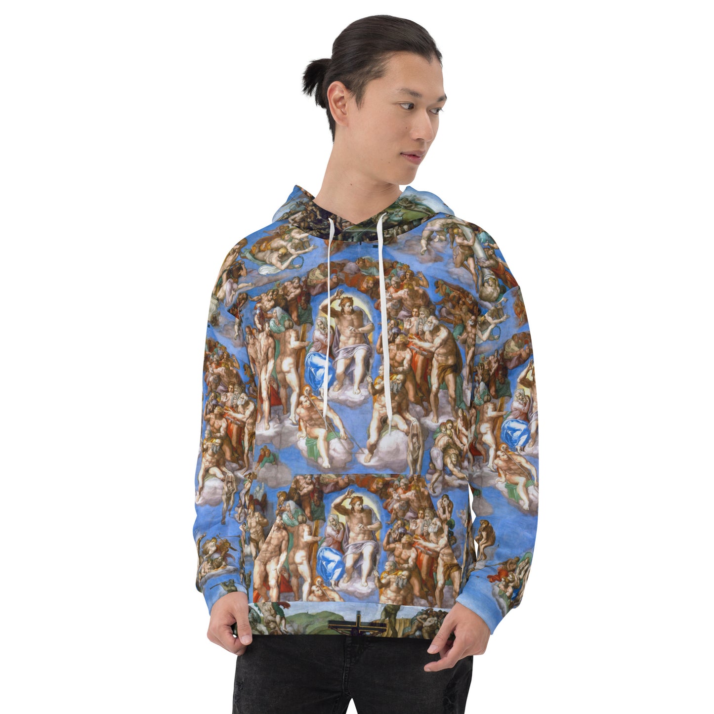 Michelangelo Buonarroti's The Last Judgment Premium Printed Sweatshirt Hoodie