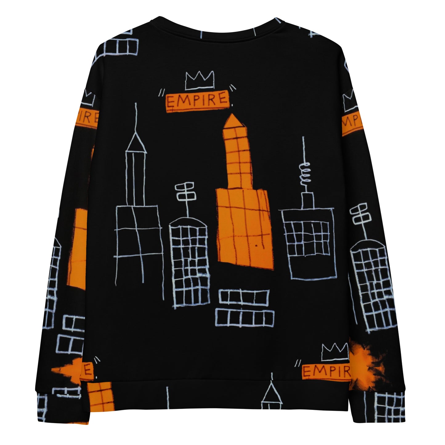 Jean-Michel Basquiat "Mecca" Artwork Printed Premium Streetwear Crewneck Sweatshirt