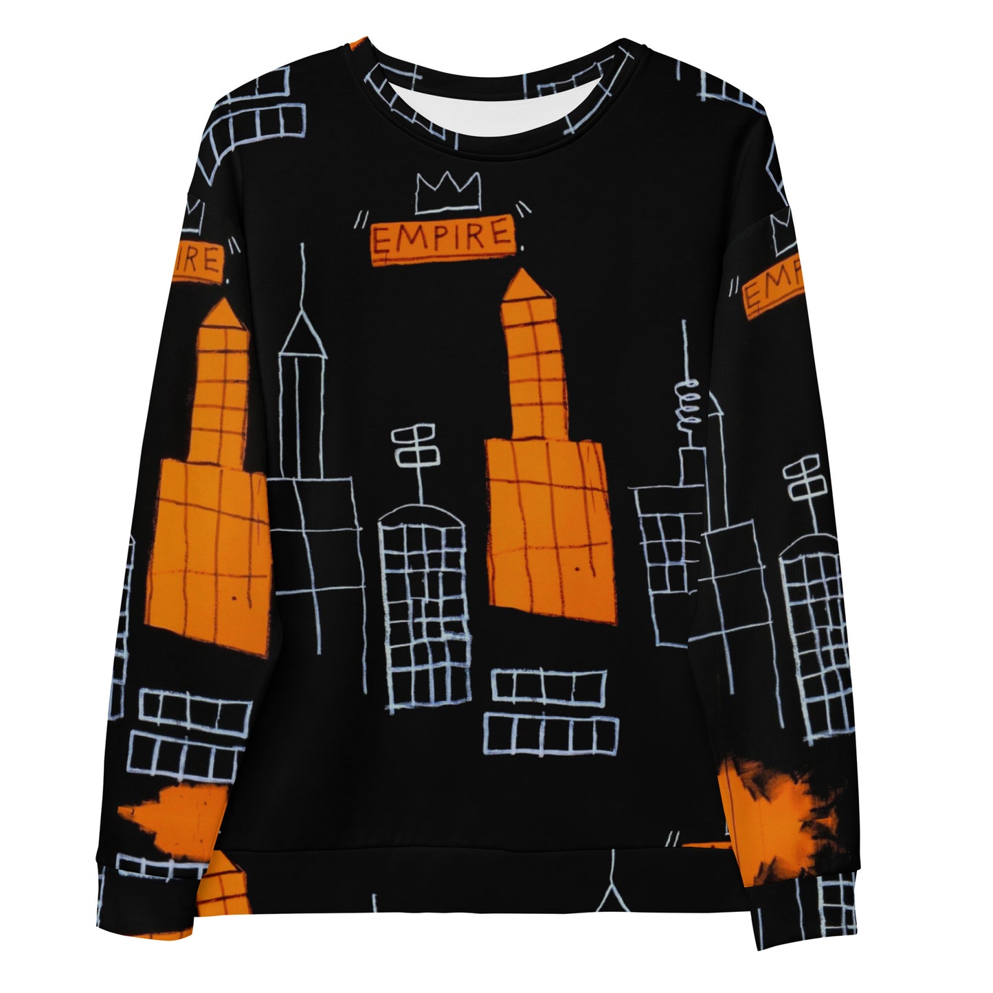 Jean-Michel Basquiat "Mecca" Artwork Printed Premium Streetwear Crewneck Sweatshirt