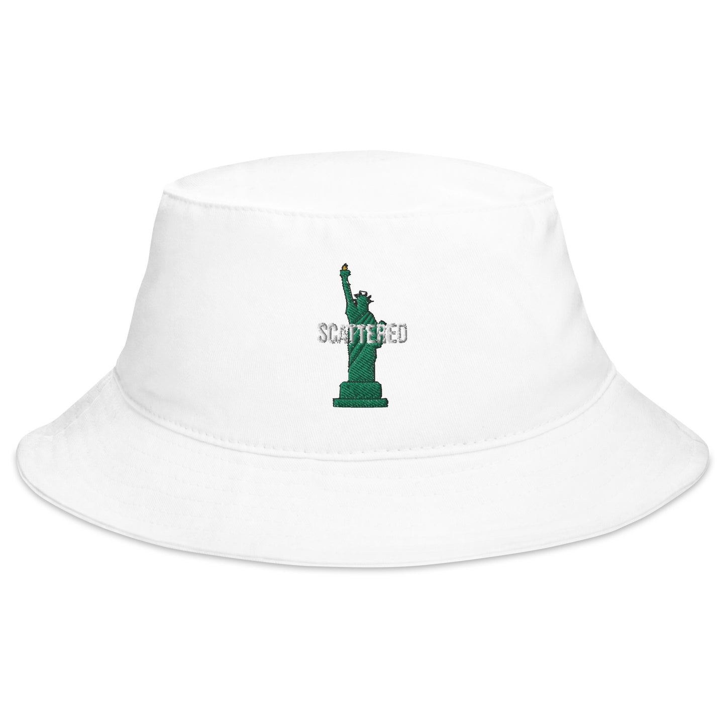 Statue of Liberty Embroidered Logo Bucket Hat