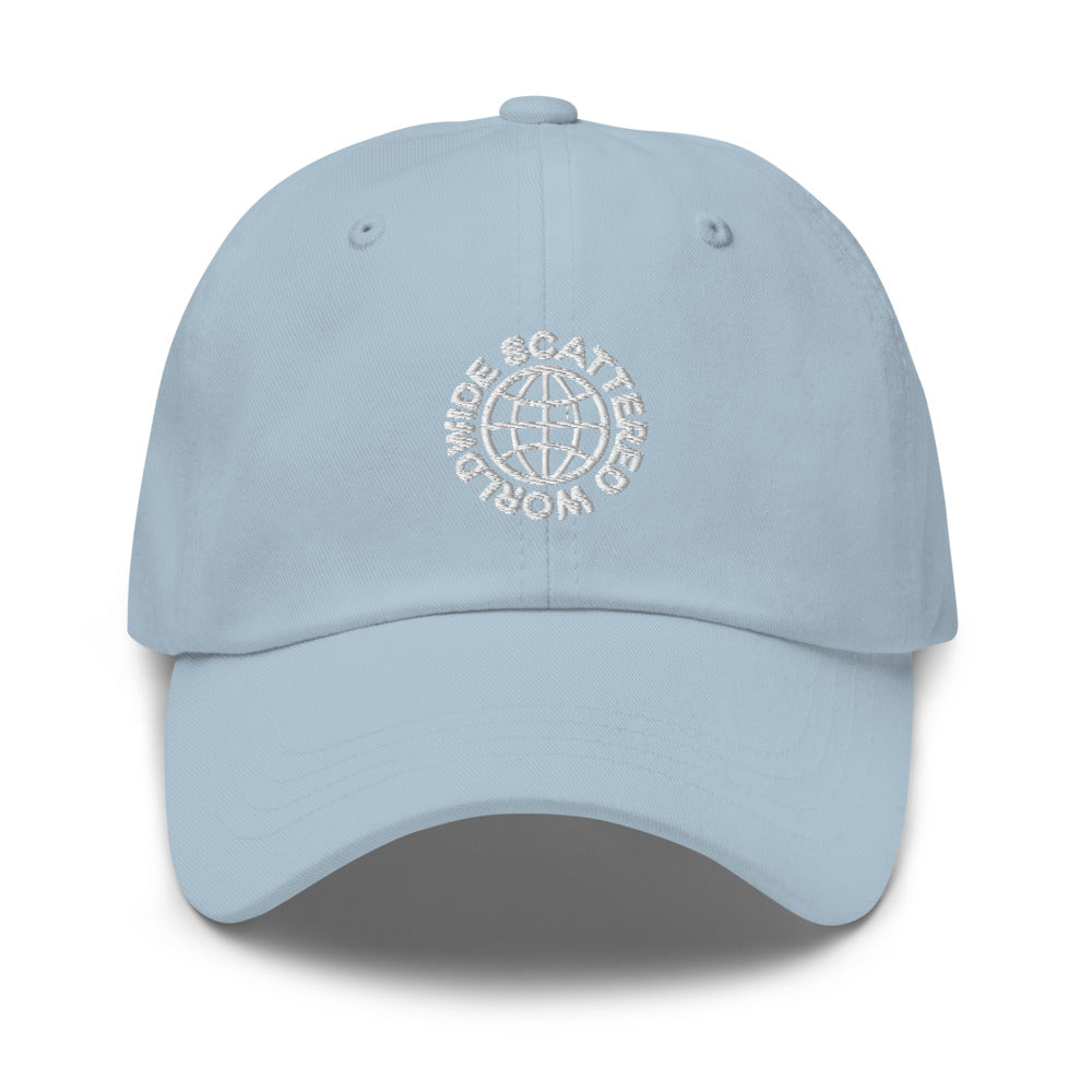 Embroidered Worldwide Logo Dad hat