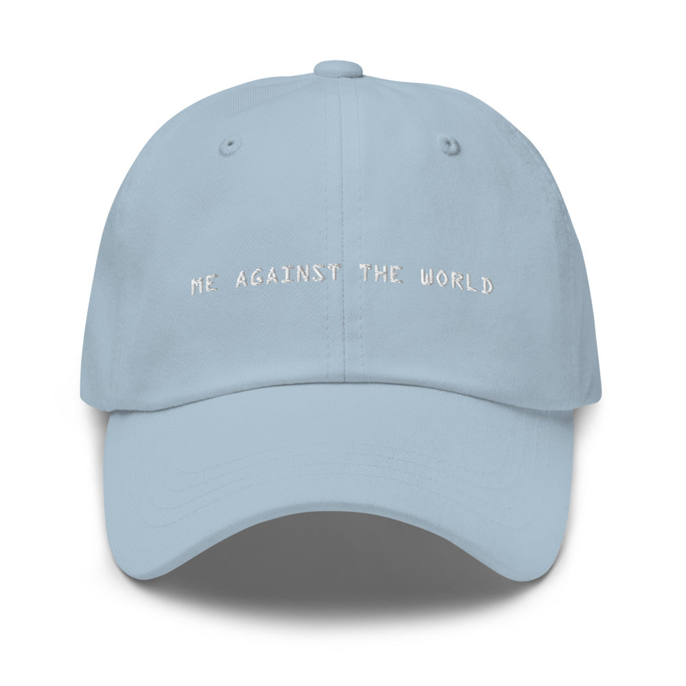 Embroidered Me Against The World Rikers Dad Hat