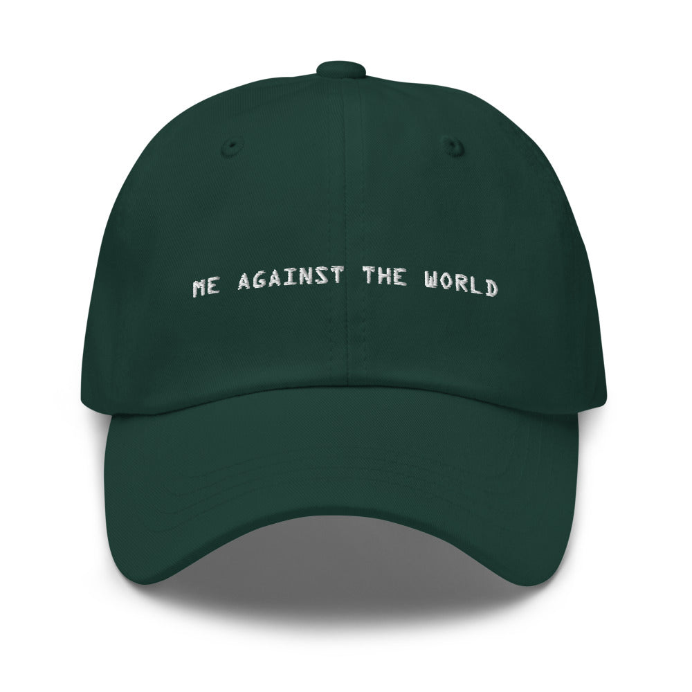 Embroidered Me Against The World Rikers Dad Hat