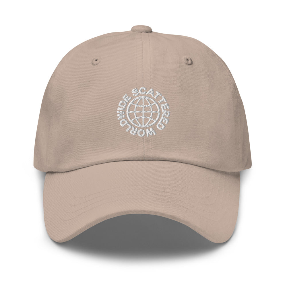 Embroidered Worldwide Logo Dad hat