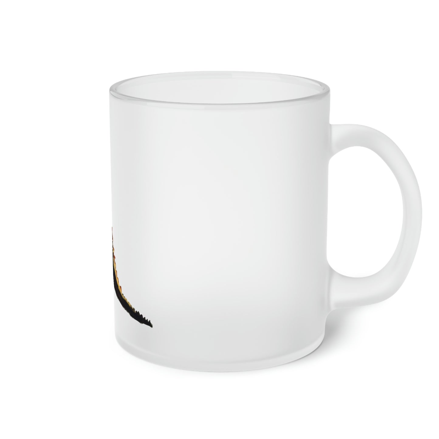 Jean-Michel Basquiat "Dinosaur" Frosted Glass Mug