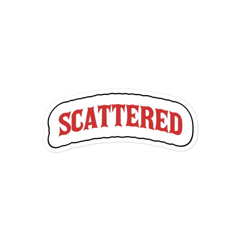 Scattered Backwoods Sticker