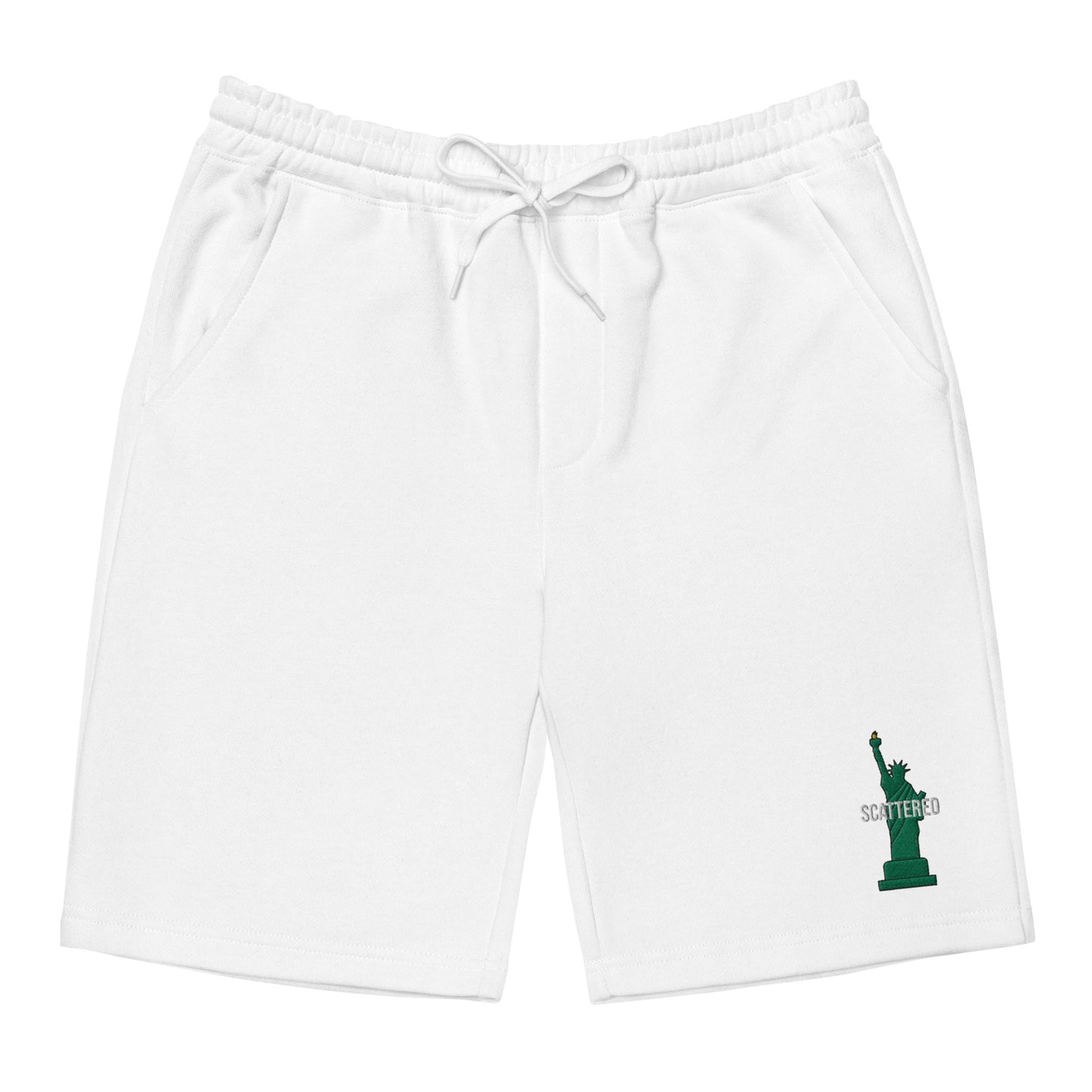 Statue of Liberty Logo Embroidered Premium Sweat Shorts