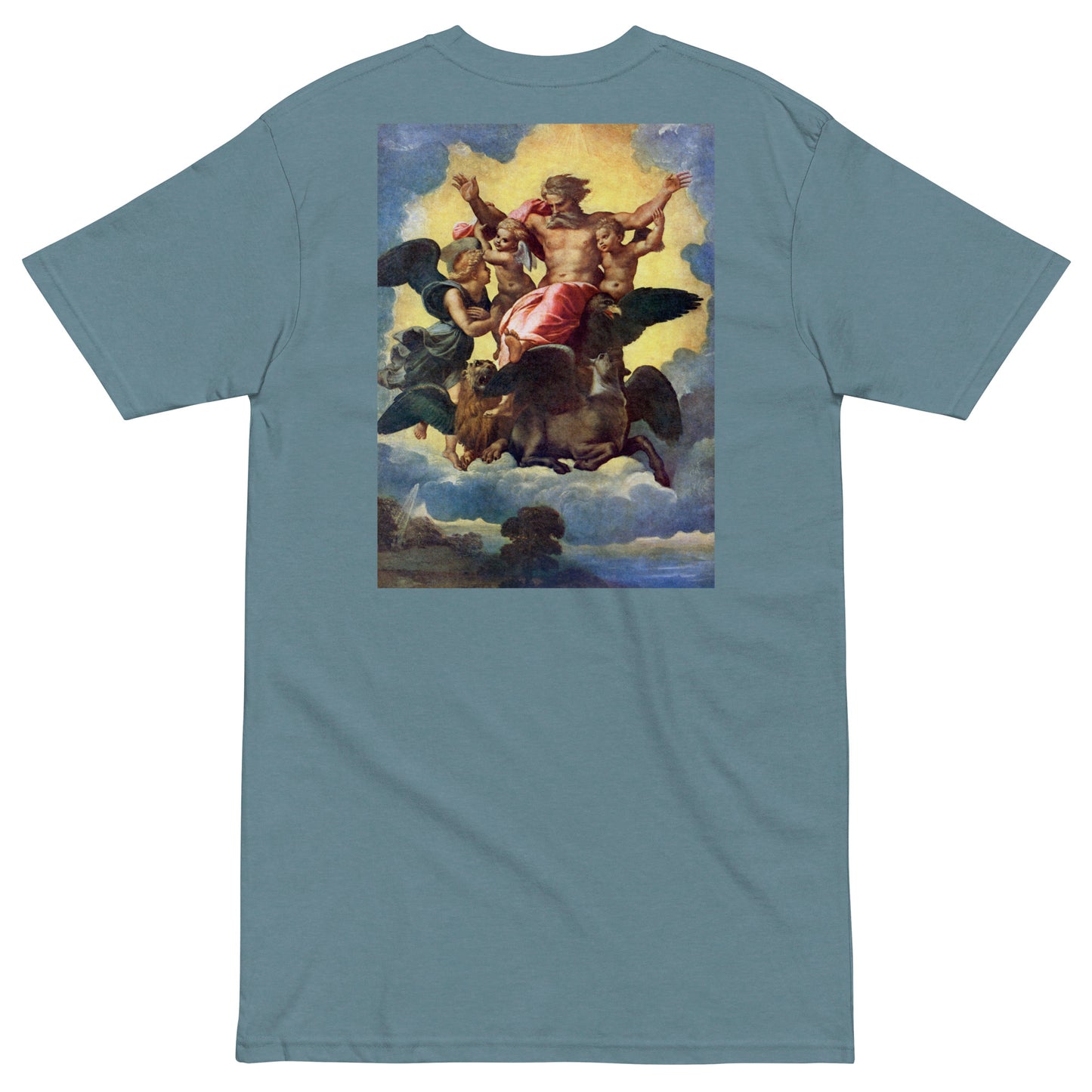 Raphael's Ezekiel's Vision Embroidered + Printed Premium Streetwear T-shirt