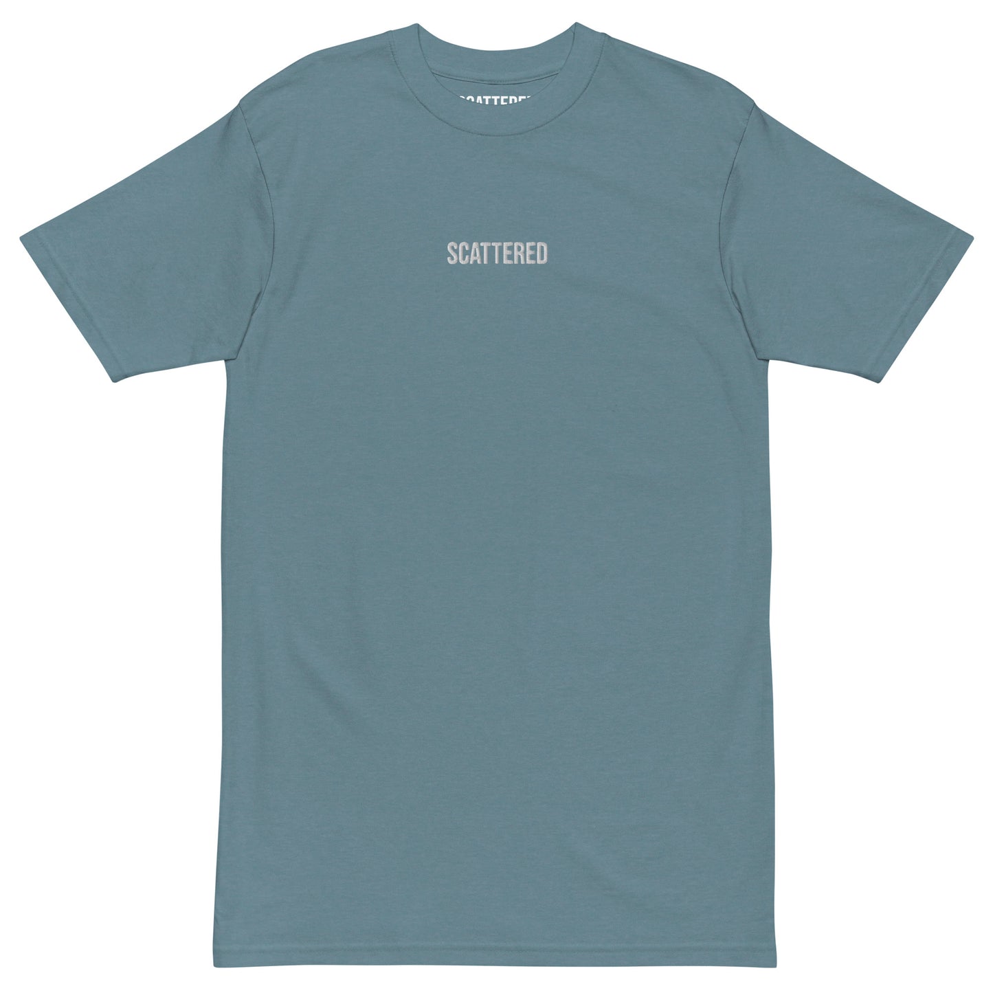 Scattered Logo Embroidered Streetwear Premium T-shirt