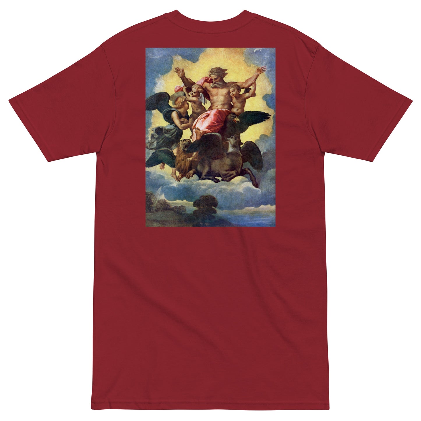 Raphael's Ezekiel's Vision Embroidered + Printed Premium Streetwear T-shirt