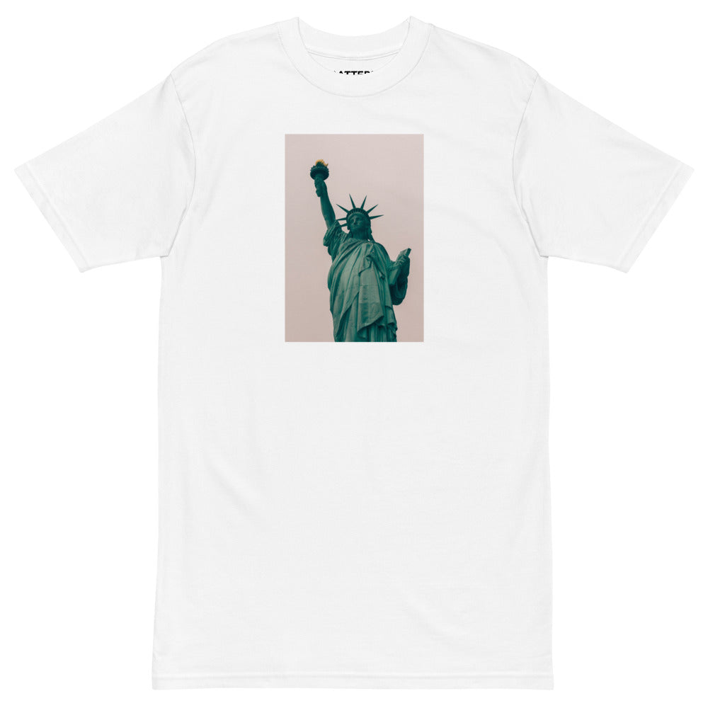 Statue of Liberty Premium Printed Crewneck T-shirt