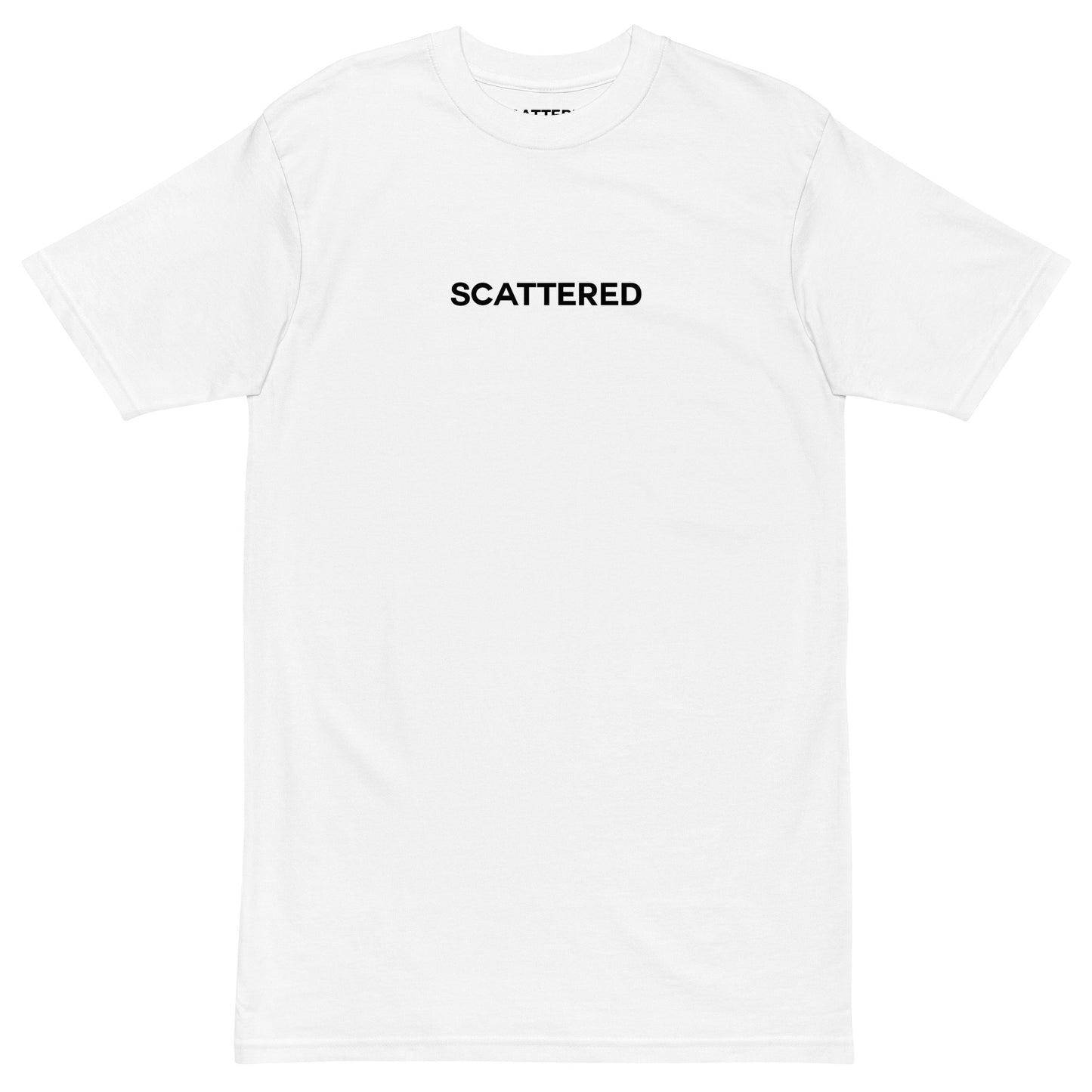 Scattered Logo Premium Printed Crewneck T-Shirt