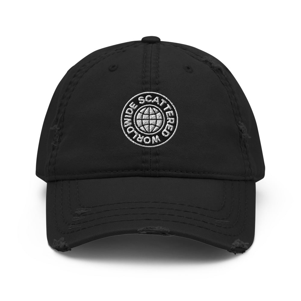 Distressed Worldwide Dad Hat