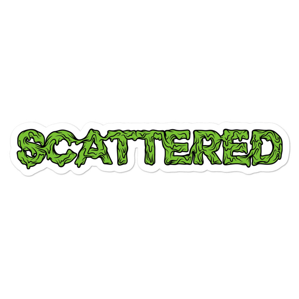 Scattered 2018 Dripped Logo Stickers
