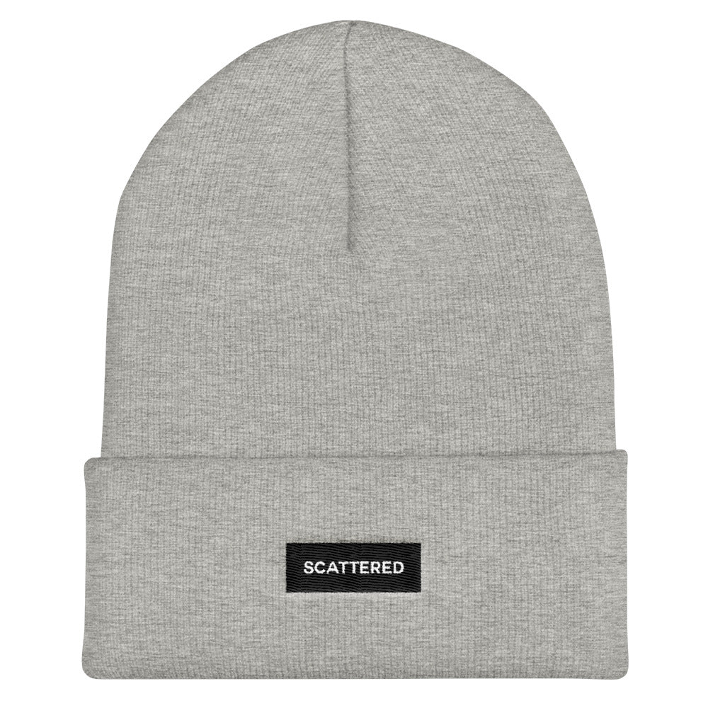 Streetwear-Scattered Box Logo Beanie-Scattered, LLC