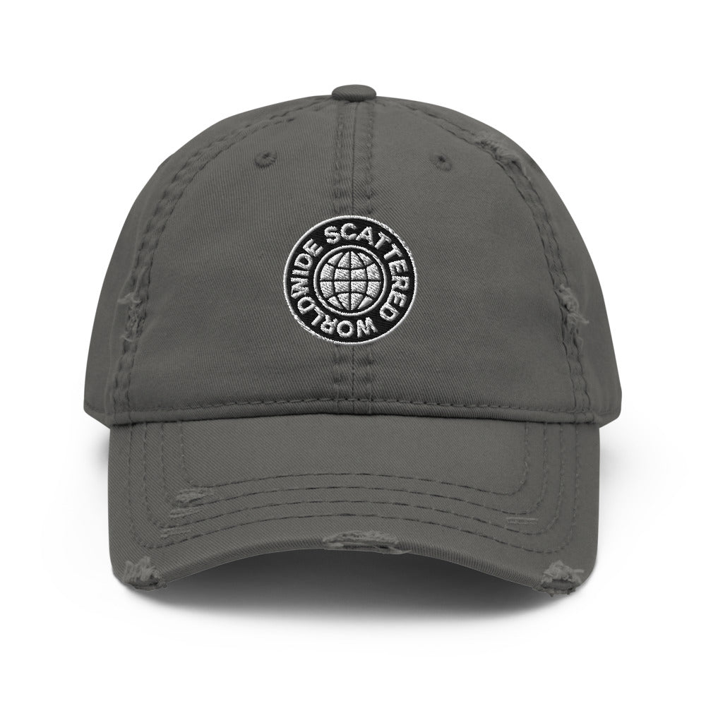 Distressed Worldwide Dad Hat
