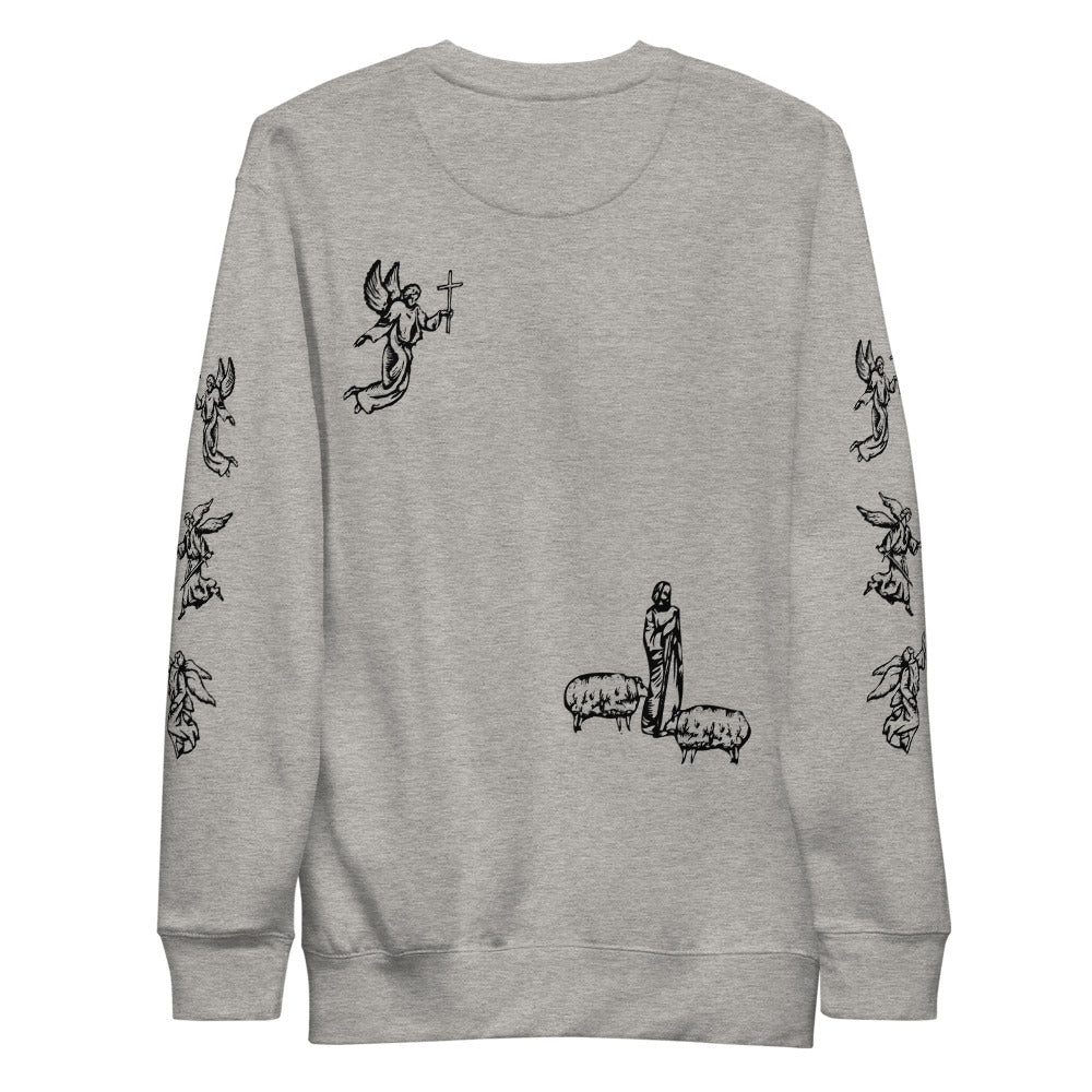 Christian Jesus Christ Premium Printed Crewneck Sweatshirt