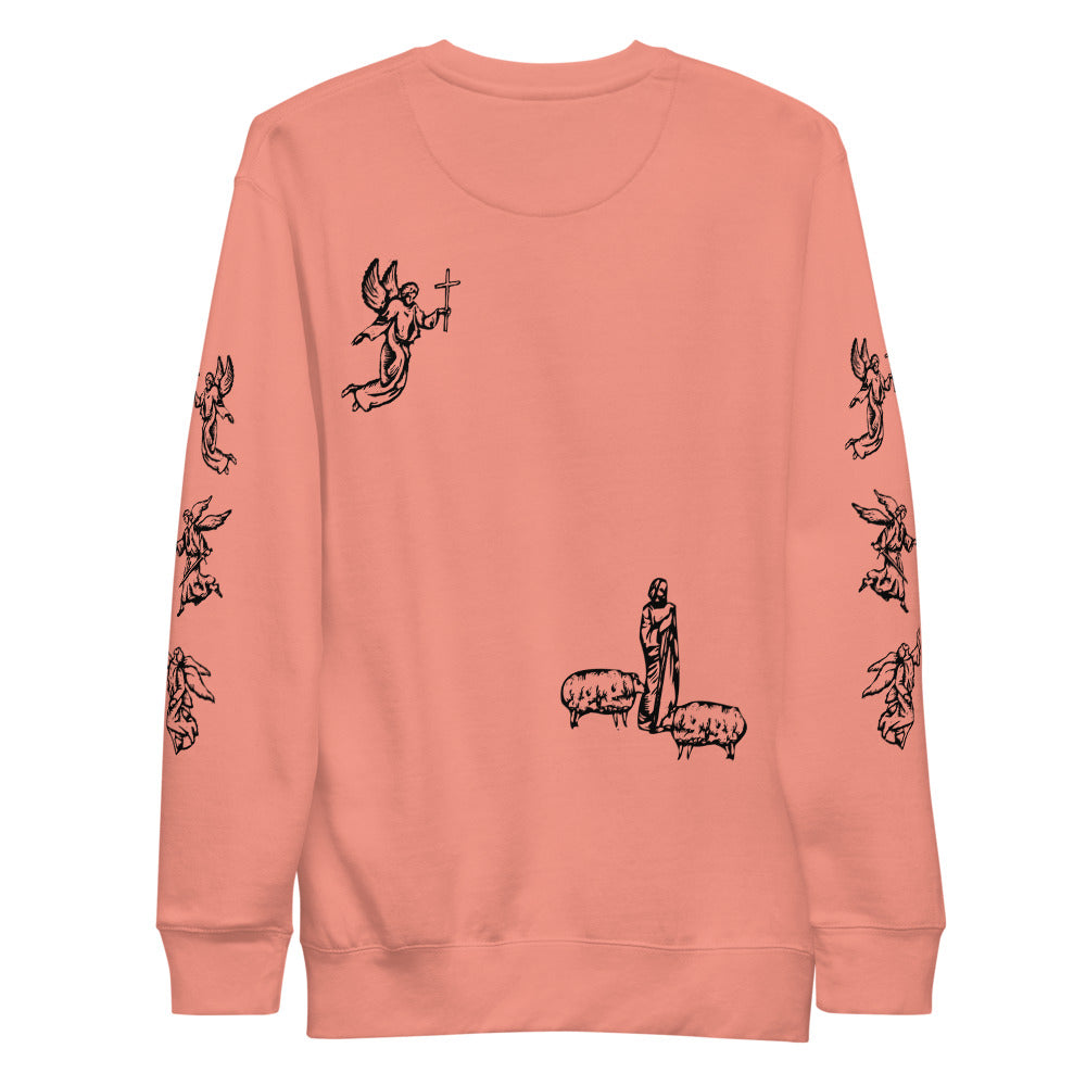 Christian Jesus Christ Premium Printed Crewneck Sweatshirt