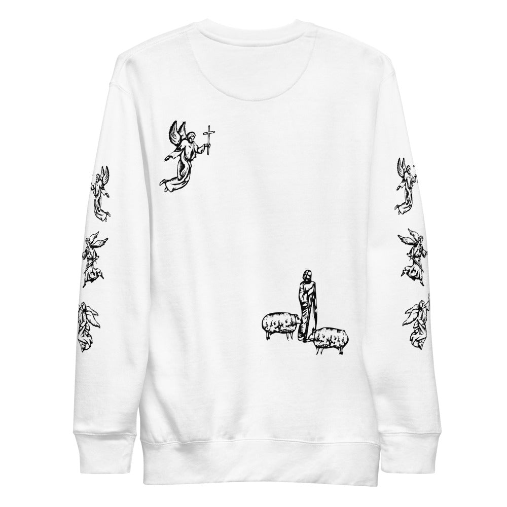 Christian Jesus Christ Premium Printed Crewneck Sweatshirt