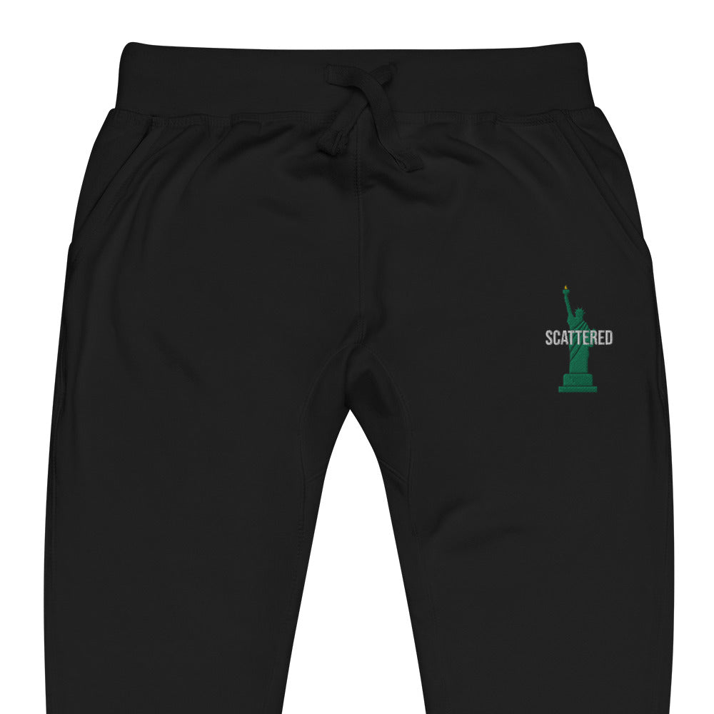 Statue of Liberty Logo Embroidered Premium Sweatpants