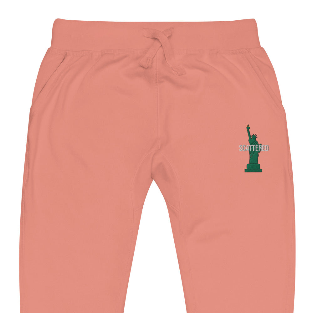 Statue of Liberty Logo Embroidered Premium Sweatpants