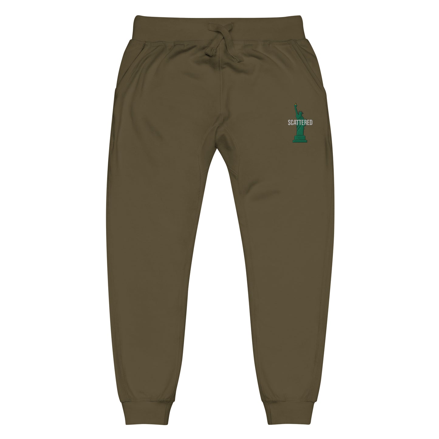 Statue of Liberty Logo Embroidered Premium Sweatpants