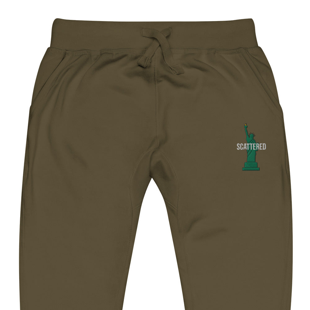 Statue of Liberty Logo Embroidered Premium Sweatpants